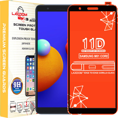 Laxdom Edge To Edge Tempered Glass for SAMSUNG GALAXY M01 CORE(Pack of 1)
