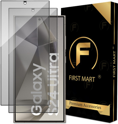 FIRST MART Edge To Edge Tempered Glass for Samsung Galaxy S24 Ultra 5G, Samsung S24 Ultra 5G, Samsung S24 Ultra, Matte Finish Glass(Pack of 2)