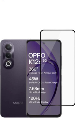 vmt stock Edge To Edge Tempered Glass for Oppo K12x 5G(Pack of 1)
