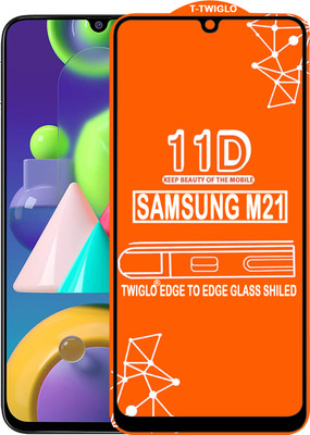 TWIGLO Edge To Edge Tempered Glass for SAMSUNG M21 2021(Pack of 1)