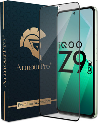 ArmourPro Edge To Edge Tempered Glass for iQOO Z9 5G, Z9 5G, iQOO Z9, Matte Finish Glass(Pack of 1)