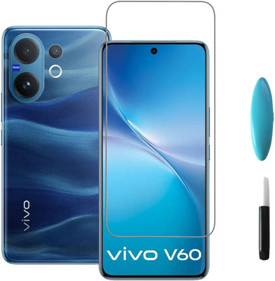 AKSHUD Edge To Edge Tempered Glass for vivo V60 5G, Vivo V60 5G(Pack of 1)