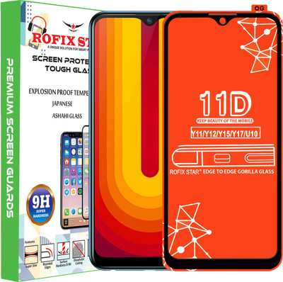 Rofix star Edge To Edge Tempered Glass for VIVO Y15(Pack of 1)