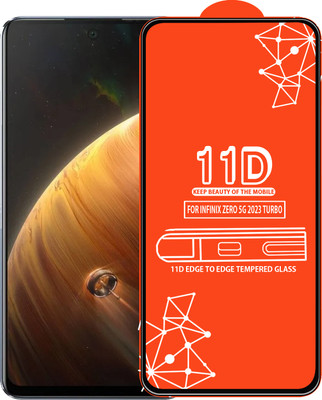 Roxel Edge To Edge Tempered Glass for Infinix Zero 5G 2023 Turbo(Pack of 1)