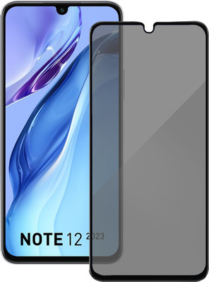 HUPSHY Edge To Edge Tempered Glass for Infinix Note 12(Pack of 1)