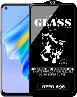 PFOAM Edge To Edge Tempered Glass for OPPO A96(Pack of 1)