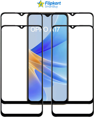 Flipkart SmartBuy Edge To Edge Tempered Glass for OPPO A17(Pack of 4)