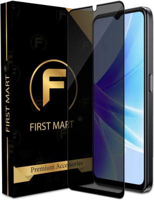 FIRST MART Edge To Edge Tempered Glass for Oppo A77s, Oppo A18, Oppo A78 5G, Oppo A77, Oppo A15, Oppo A15s, Oppo A16K, Oppo A57 2022, Oppo A53s 5G, Privacy Anti Spy Glass(Pack of 1)