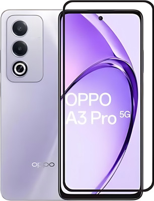 Mobtech Edge To Edge Tempered Glass for OPPO A3 PRO 5G, Realme C65 5G, Realme C67 5G, Vivo Y58 5G(Pack of 1)