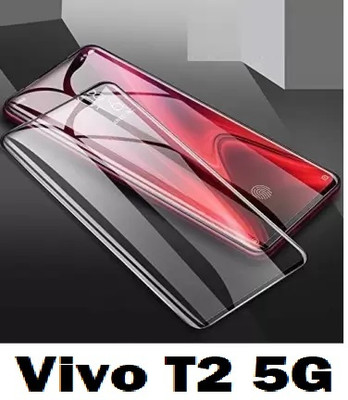ASVALBUY Edge To Edge Tempered Glass for Vivo T2 5G, Vivo T2(Pack of 1)