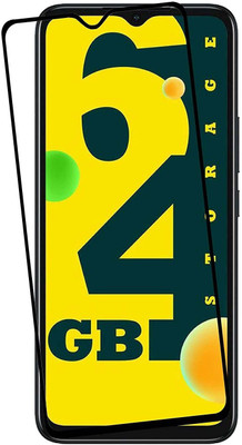 O2MG Edge To Edge Tempered Glass for Infinix Smart 6(Pack of 1)
