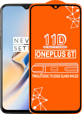 TWIGLO Edge To Edge Tempered Glass for OnePlus 6T(Pack of 1)