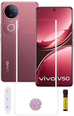 bmj Edge To Edge Tempered Glass for VIVO V50 5G(Pack of 1)