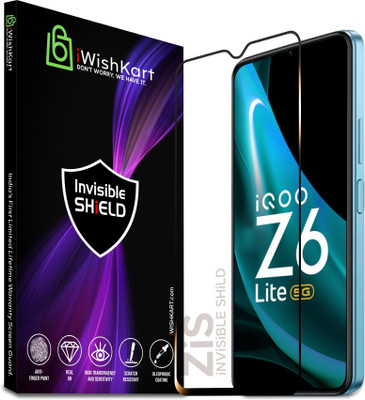 iWishKart Edge To Edge Tempered Glass for IQOO Z6 Lite, IQOO Z6 Lite 5G(Pack of 1)