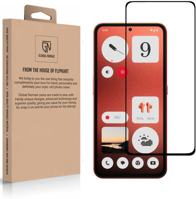 GLOBAL NOMAD Edge To Edge Tempered Glass for Nothing CMF Phone 1(Pack of 1)