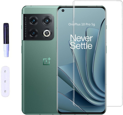 Bigil Edge To Edge Tempered Glass for OnePlus 10 Pro 5g, UV Curved Screen Protector(Pack of 1)