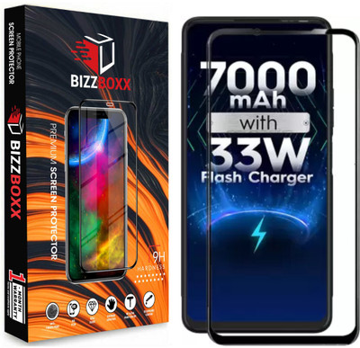 BizzBoxx Edge To Edge Tempered Glass for Tecno POVA 3 Ultra Clear finish(Pack of 1)