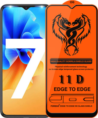 HQ Protection Edge To Edge Tempered Glass for Tecno Spark 7(Pack of 1)