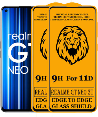 SEVEN7STAR Edge To Edge Tempered Glass for Realme GT Neo 3T, realme GT Neo 3T(Pack of 2)