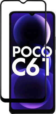 SRT Edge To Edge Tempered Glass for Poco C61(Pack of 1)
