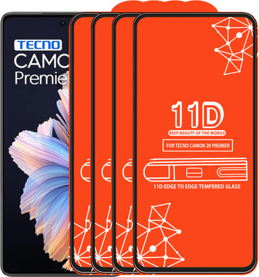 Roxel Edge To Edge Tempered Glass for Tecno Camon 20 Premier(Pack of 4)