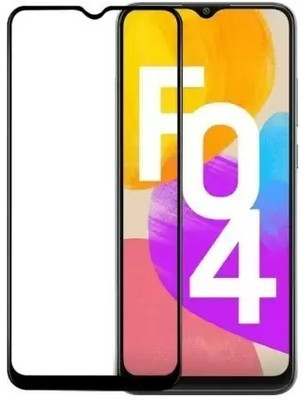 O2MG Edge To Edge Tempered Glass for SAMSUNG Galaxy F04, SAMSUNG F04(Pack of 1)