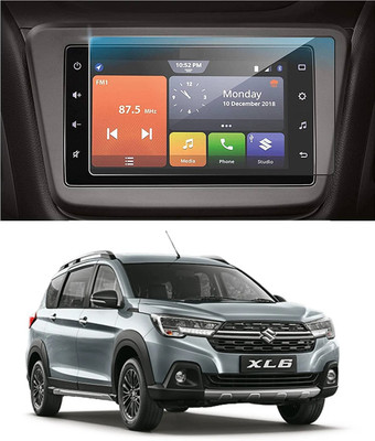 KACA Edge To Edge Screen Guard for Suzuki XL6 Alpha MT Petrol Car's Touch Screen GPS System [Clear:1](Pack of 2)