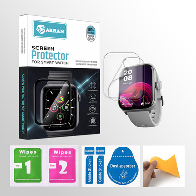 20SKY Impossible Screen Guard for beatxp UNBOUND 1.8 inch Smartwatch(Pack of 2)