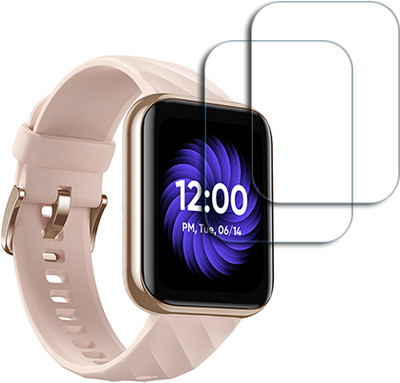 ARBAN Edge To Edge Tempered Glass for DIZO Watch D 1.8 INCH SMARTWATCH SCREEN GUARD(Pack of 2)