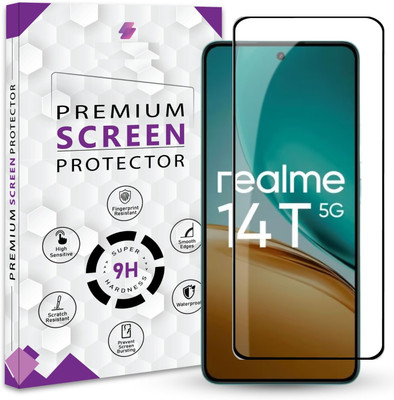 GDBUY Edge To Edge Tempered Glass for realme 14T 5G(Pack of 1)