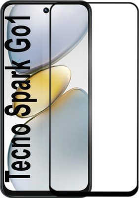 Knotyy Edge To Edge Tempered Glass for Tecno Spark Go 1, Tecno Spark Go One(Pack of 1)