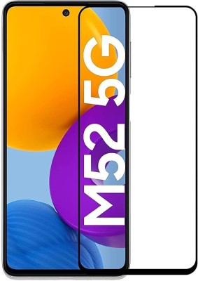 NaturalBuy Edge To Edge Tempered Glass for Samsung Galaxy M52 5G, F62, Samsung Galaxy M51 (2021)-The tempered glass provides edge-to-edge, full screen coverage to protect your phone from scratches and drops,Top Notch Edge to Edge Full Screen Coverage [Anti-Scratch] [9H Gorilla] [Free Cleaning Kit In