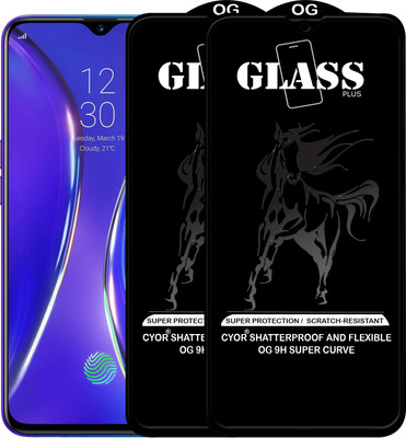 CYOR Edge To Edge Tempered Glass for REALME X2(Pack of 2)