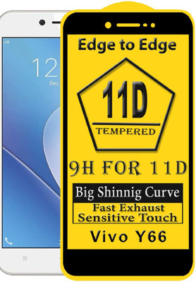CVWOAKS Edge To Edge Tempered Glass for VIVO Y66(Pack of 1)