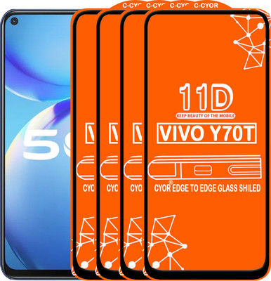 CYOR Edge To Edge Tempered Glass for VIVO Y70T(Pack of 4)