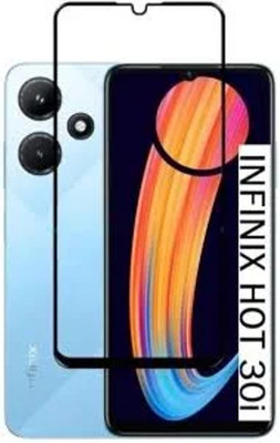 HIE POWER Edge To Edge Tempered Glass for Infinix Hot 30i-Gorilla Glass Edge-To-Edge 11D Screen Protector With Installation Kit(Pack of 1)