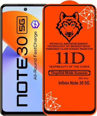 DeepzHub Edge To Edge Tempered Glass for Infinix Note 30 5G(Pack of 1)