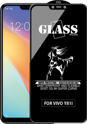 Qyist Edge To Edge Tempered Glass for VIVO Y81I(Pack of 1)