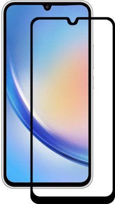 DMJHP Edge To Edge Tempered Glass for Samsung Galaxy A34 5G(Pack of 1)