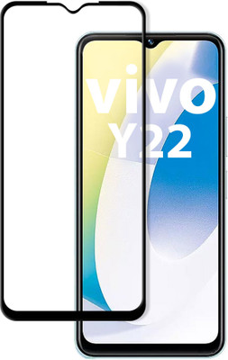 R-TECH Edge To Edge Tempered Glass for Vivo Y22(Pack of 1)