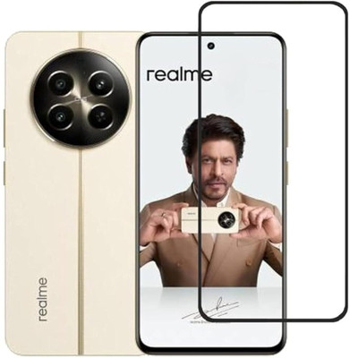 9H Edge To Edge Tempered Glass for Realme 12x 5G(Pack of 1)