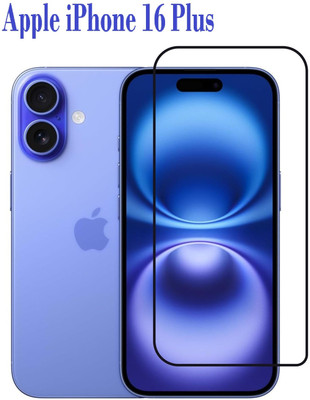 LIKEDESIGN Edge To Edge Tempered Glass for Apple iPhone 16 Plus, Apple iPhone 16(Pack of 1)