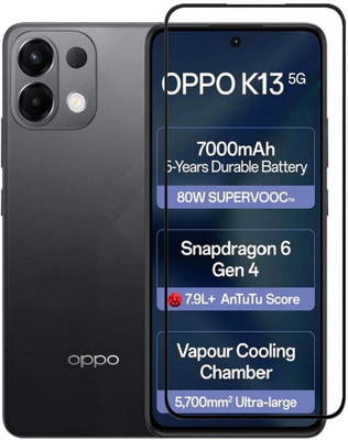 Flipkart SmartBuy Edge To Edge Tempered Glass for OPPO K13 5G(Pack of 1)