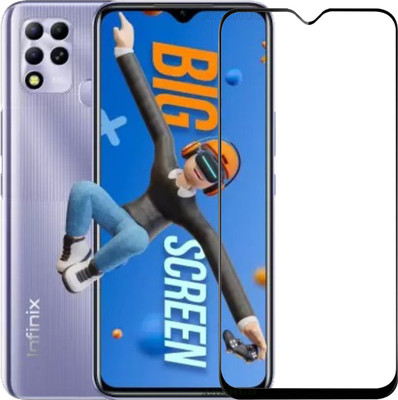 AKSHUD Edge To Edge Tempered Glass for Infinix Hot 12, INFINIX HOT 12, infinix hot 12(Pack of 1)