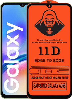 Laxdom Edge To Edge Tempered Glass for SAMSUNG GALAXY A05S(Pack of 1)