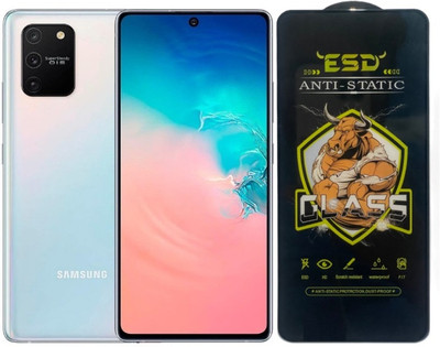 TELESHIELD Edge To Edge Tempered Glass for Samsung Galaxy S10 lite, ESD Glass, ESD Protector, Edge to Edge, Screen Protector(Pack of 1)