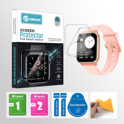 ARBAN Edge To Edge Tempered Glass for Amazfit Pop 2 1.78 inch Smartwatch 2 PROTECTOR + 2 WIPES + 2 DUST REMOVAL STICKER + 1 WIPER(Pack of 2) ARBAN Edge To Edge Tempered Glass for Amazfit Pop 2 1.78 inch Smartwatch 2 PROTECTOR + 2 WIPES + 2 DUST REMOVAL STICKER + 1 WIPER(Pack of 2)
