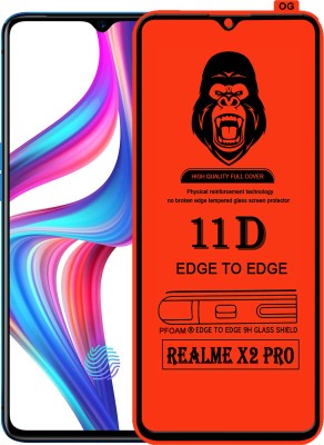 Laxdom Edge To Edge Tempered Glass for Realme X2 Pro(Pack of 1)