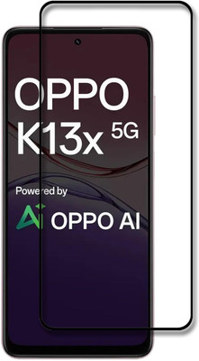 TESPARK Edge To Edge Tempered Glass for OPPO K13x 5G, OPPO K13x 5G(Pack of 1)