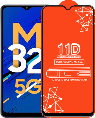 Qyist Edge To Edge Tempered Glass for Samsung Galaxy M32 5G(Pack of 1)